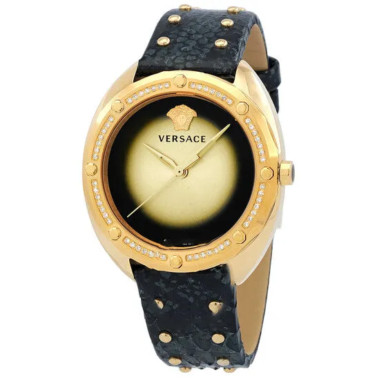 Original Versace Shadov Quartz Gold Dial Ladies Watch VEBM01118 JMS always Watches Original Versace Shadov Quartz Gold Dial Ladies Watch VEBM01118 JMS always Watches