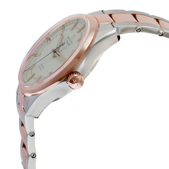 Original Zenith El Primero Espada White Dial Stainless Steel and 18kt Rose Gold Mens Watch 512170465001M2170 JMS always Earrings Original Zenith El Primero Espada White Dial Stainless Steel and 18kt Rose Gold Mens Watch 512170465001M2170 JMS always Earrings