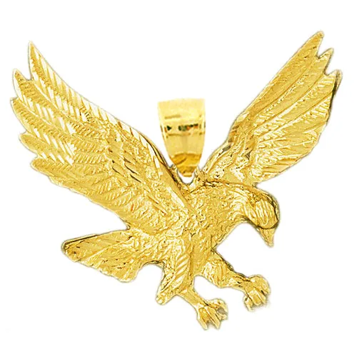 PreStyled Sets Goldia 14K Gold 50MM Eagle Pendant