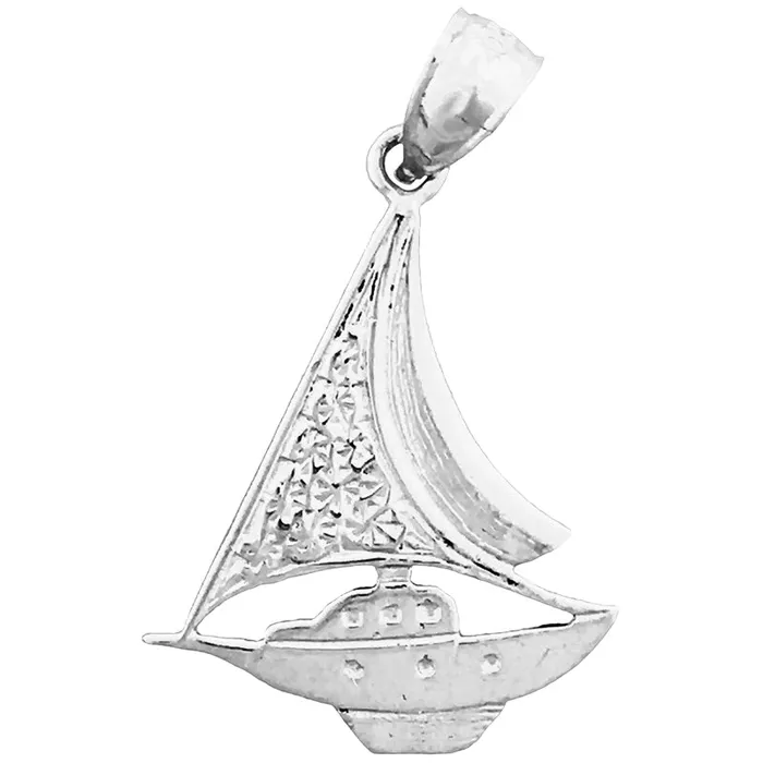 PreStyled Sets Goldia 14K Gold Sailboat Pendant