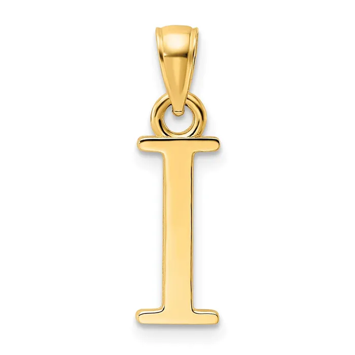 PreStyled Sets Goldia 14k Yellow Gold Polished Letter I Pendant
