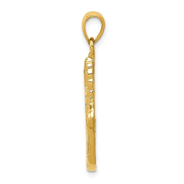 PreStyled Sets Goldia 14k Yellow Gold Polished Running Shoe Pendant