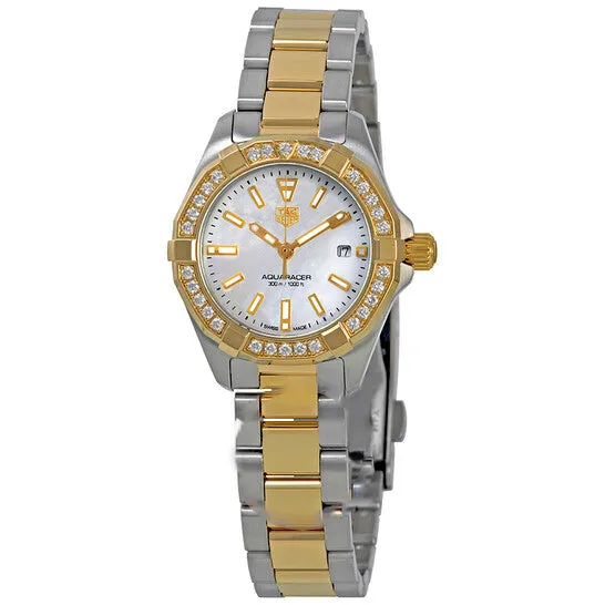 PreStyled Sets JMS always Original Tag Heuer Aquaracer Ladies 18K Yellow Gold and Steel Watch WBD1421BB0321 PreStyled Sets JMS always Original Tag Heuer Aquaracer Ladies 18K Yellow Gold and Steel Watch WBD1421BB0321