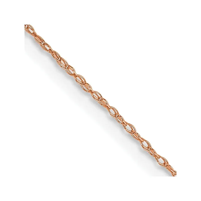 QGold 14K Rose Gold 24 inch Carded 5mm Cable Rope with Spring Ring Clasp Chain Necklace Necklaces QGold 14K Rose Gold 24 inch Carded 5mm Cable Rope with Spring Ring Clasp Chain Necklace Necklaces