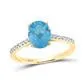 Rings 10k Yellow Gold Oval Created Blue Topaz Solitaire Ring 213 Cttw gndatlanta Rings 10k Yellow Gold Oval Created Blue Topaz Solitaire Ring 213 Cttw gndatlanta