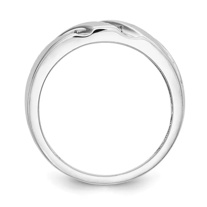 Rings 14K White Gold Complete Real Diamond Trio Mens Wedding Band Goldiacom