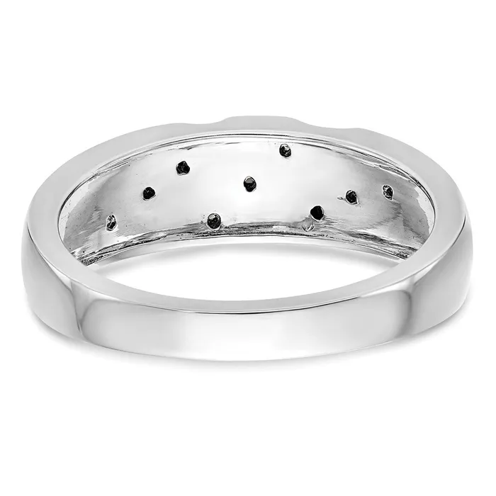 Rings 14K White Gold Complete Real Diamond Trio Mens Wedding Band Goldiacom