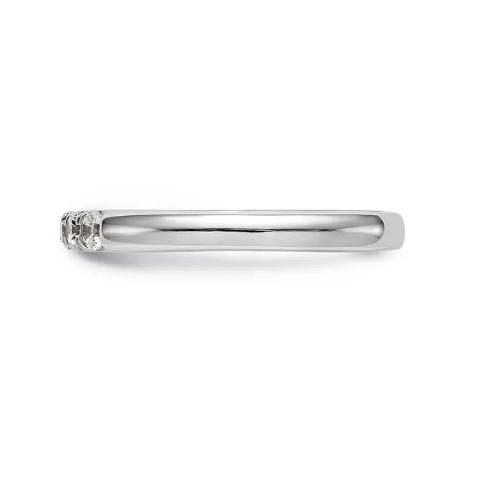 Rings 14K White Gold Diamond Wedding Band Goldiacom