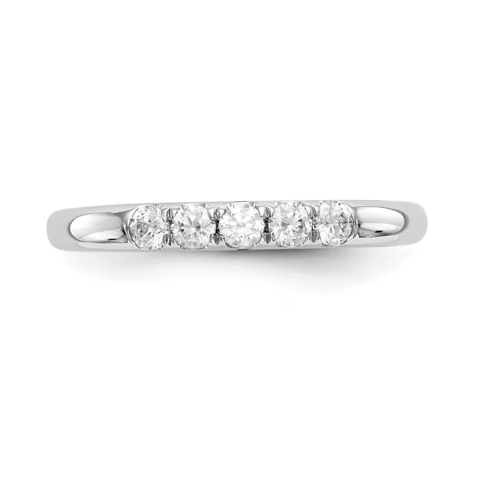 Rings 14K White Gold Diamond Wedding Band Goldiacom