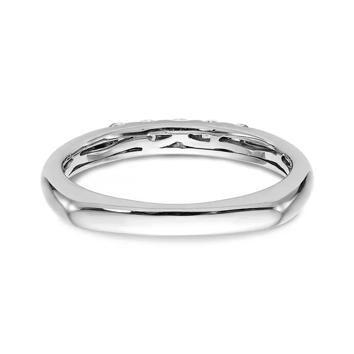 Rings 14K White Gold Diamond Wedding Band Goldiacom
