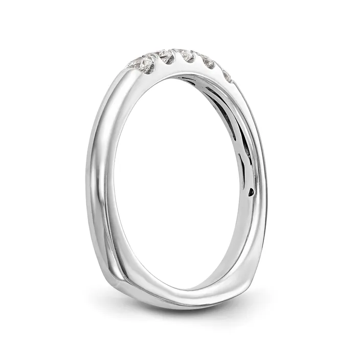Rings 14K White Gold Diamond Wedding Band Goldiacom