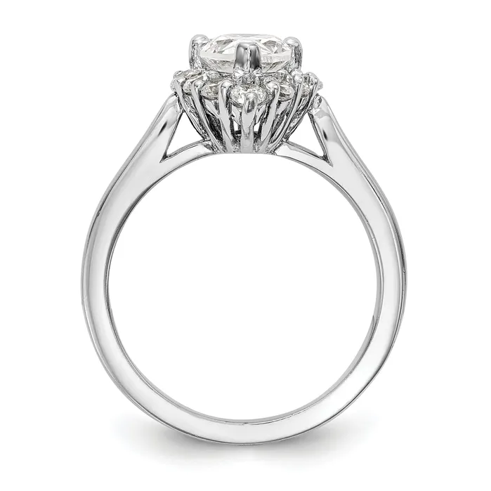 Rings 14k White Gold Pear Halo Engagement Simulated Diamond Ring Goldiacom Rings 14k White Gold Pear Halo Engagement Simulated Diamond Ring Goldiacom