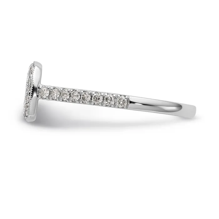 Rings 14K White Gold Peg Set Simulated Diamond Cushion Halo Engagement Ring Goldiacom