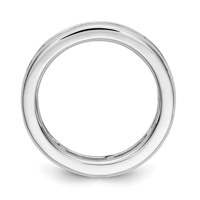 Rings 2 Ct Natural Diamond Womens Eternity Wedding Band Ring in 14k White Gold Goldiacom