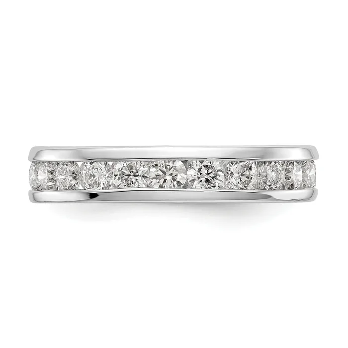 Rings 2 Ct Natural Diamond Womens Eternity Wedding Band Ring in 14k White Gold Goldiacom