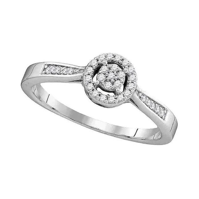 Rings gndatlanta 14k White Gold Diamond Bridal Engagement Ring 18 Cttw