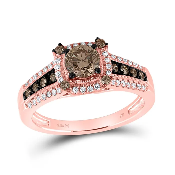 Rings gndatlanta 1CTWDiamond 58CTCBROWN RING