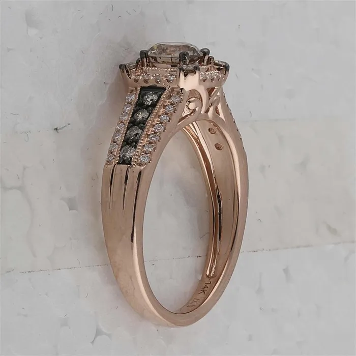 Rings gndatlanta 1CTWDiamond 58CTCBROWN RING