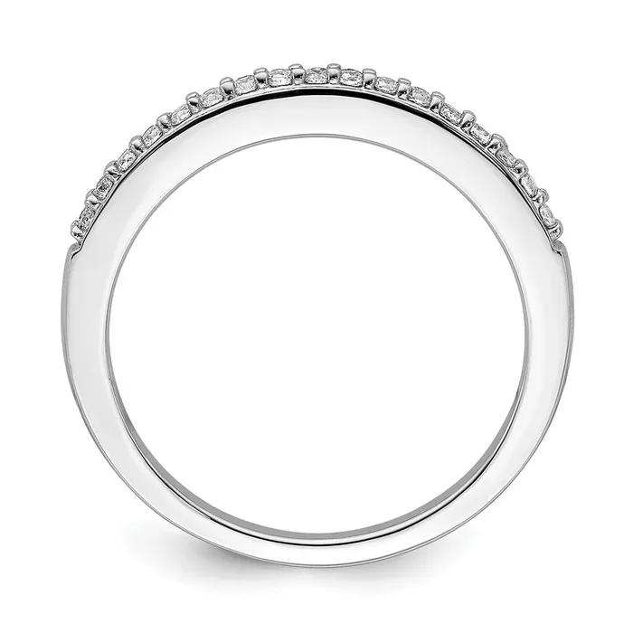 Rings Goldia 017ct CZ Solid Real 14k White Gold Wedding Wedding Band Ring