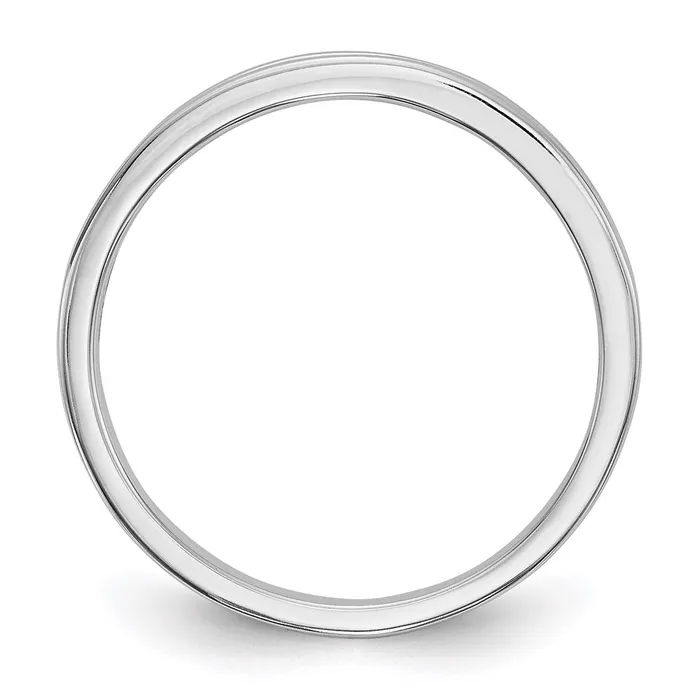 Rings Goldia 14K White Gold Black u0026 White Real Diamond Band