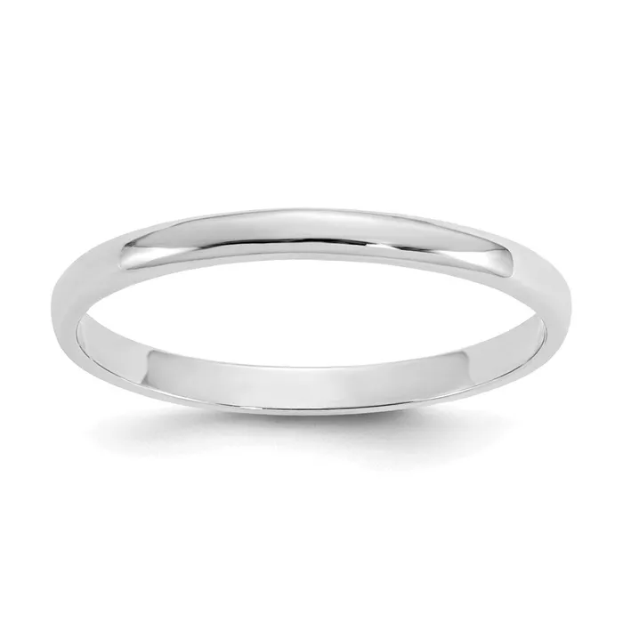 Rings Goldia 14K White Gold Madi K Polished Ring