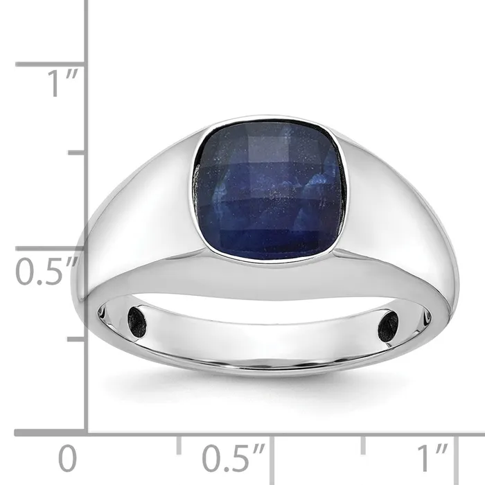 Rings Goldia 14k White Gold Mens Gemstone Ring Mounting