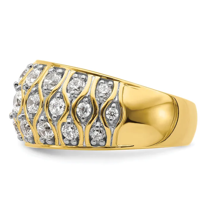 Rings Goldia 14k Yellow Gold 1 16 Ct Lab Grown Diamond VSSI G Fashion Ring