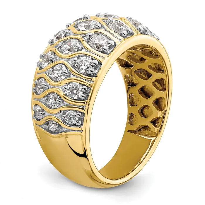 Rings Goldia 14k Yellow Gold 1 16 Ct Lab Grown Diamond VSSI G Fashion Ring