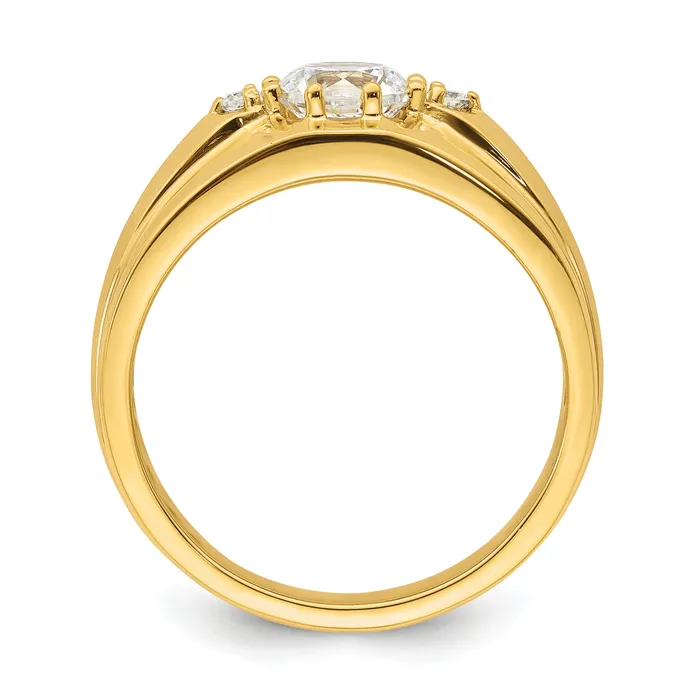 Rings Goldia 14k Yellow Gold 115 Ct Lab Grown Diamond VSSI G Mens Ring