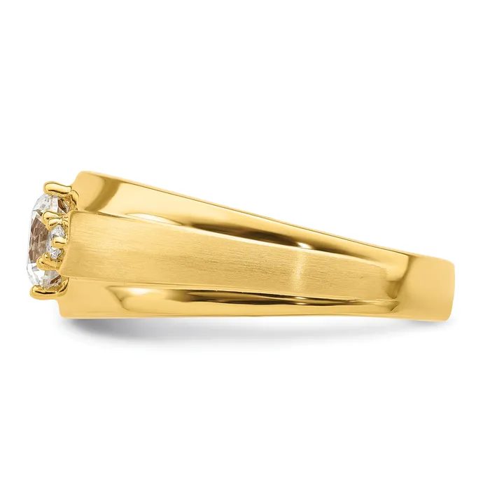 Rings Goldia 14k Yellow Gold 115 Ct Lab Grown Diamond VSSI G Mens Ring