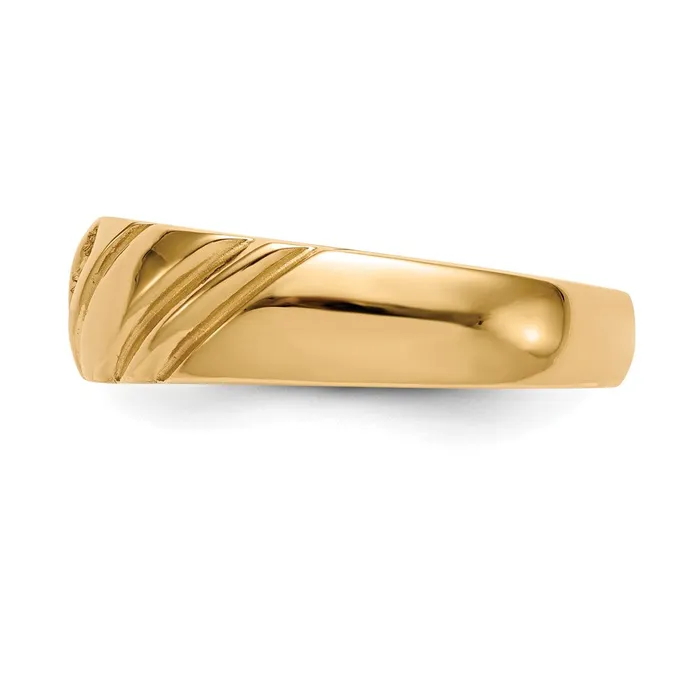 Rings Goldia 14k Yellow Gold 3Stone 18 carat Diamond Complete Mens Band
