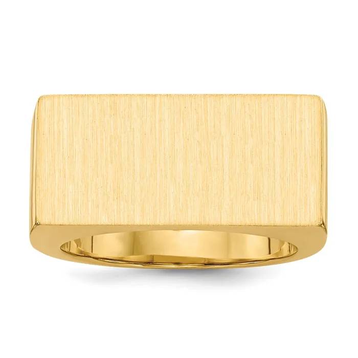 Rings Goldia 14K Yellow Gold Mens Signet Ring