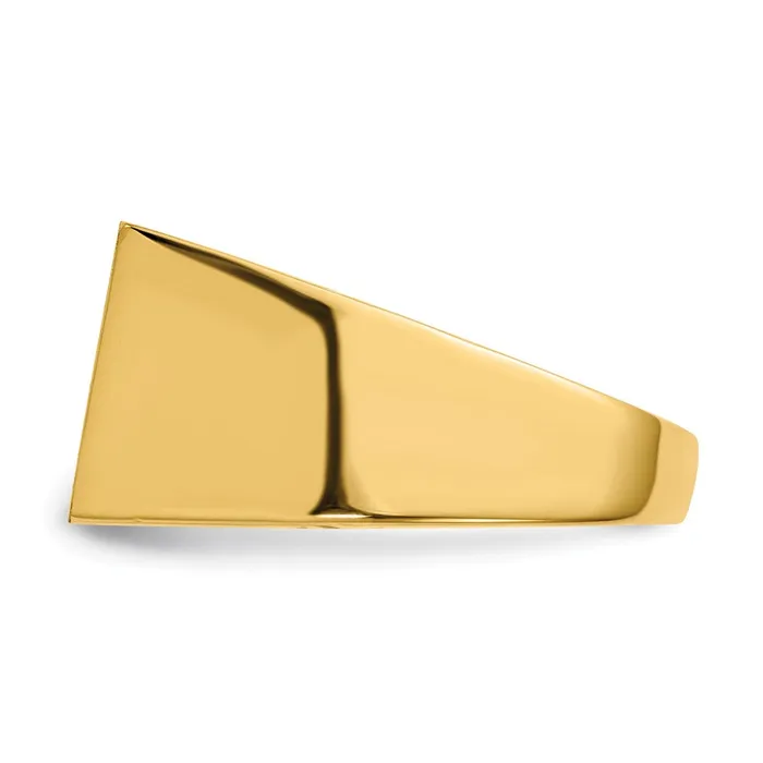 Rings Goldia 14K Yellow Gold Mens Signet Ring