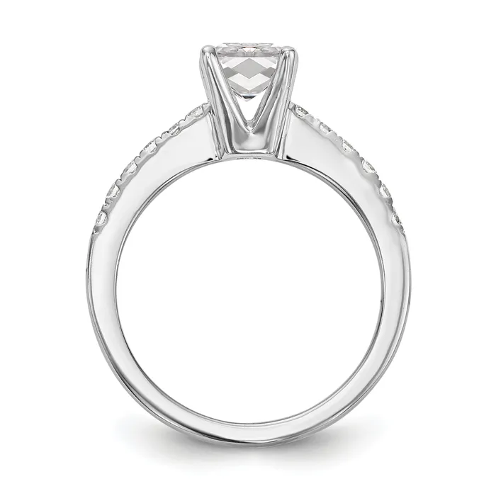 Rings Goldia 200ct CZ Solid Real 14K White Gold Engagement Ring