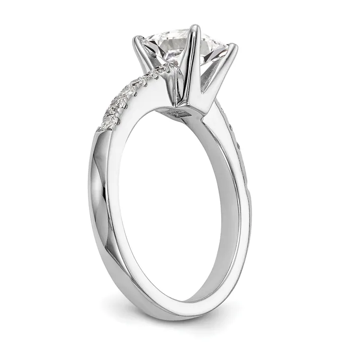 Rings Goldia 200ct CZ Solid Real 14K White Gold Engagement Ring