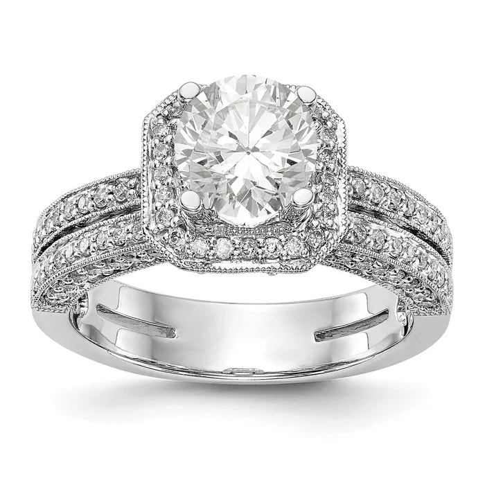Rings Goldiacom 14kw Round Simulated Diamond Cushion Halo Engagement Ring Rings Goldiacom 14kw Round Simulated Diamond Cushion Halo Engagement Ring