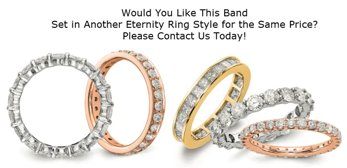 Rings Goldiacom 40 Ct Natural Diamond Womens Eternity Anniversary Wedding Band Ring in 14k Rose Pink Gold
