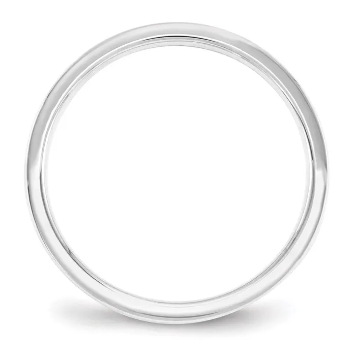 Rings Goldia Solid 10K White Gold 25mm Standard Flat Comfort Fit MensWomens Wedding Band Ring Size 6 Rings Goldia Solid 10K White Gold 25mm Standard Flat Comfort Fit MensWomens Wedding Band Ring Size 6