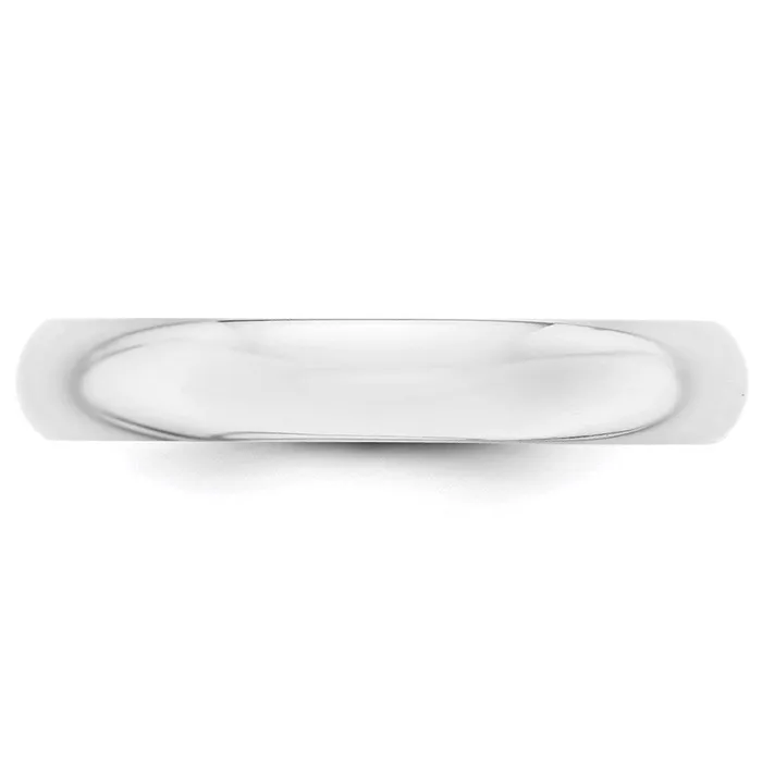 Rings Goldia Solid 10K White Gold 4mm Half Round MensWomens Wedding Band Ring Size 125 Rings Goldia Solid 10K White Gold 4mm Half Round MensWomens Wedding Band Ring Size 125
