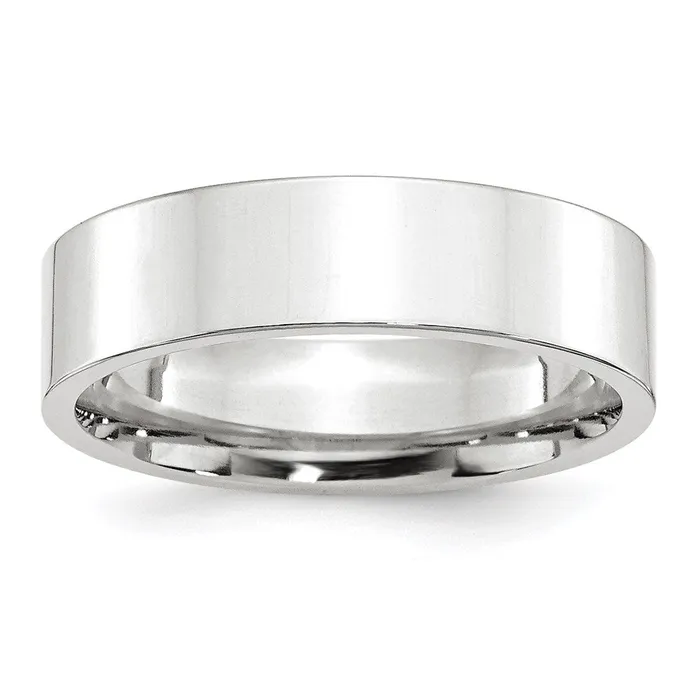 Rings Goldia Solid 10K White Gold 6mm Standard Flat Comfort Fit MensWomens Wedding Band Ring Size 135 Rings Goldia Solid 10K White Gold 6mm Standard Flat Comfort Fit MensWomens Wedding Band Ring Size 135