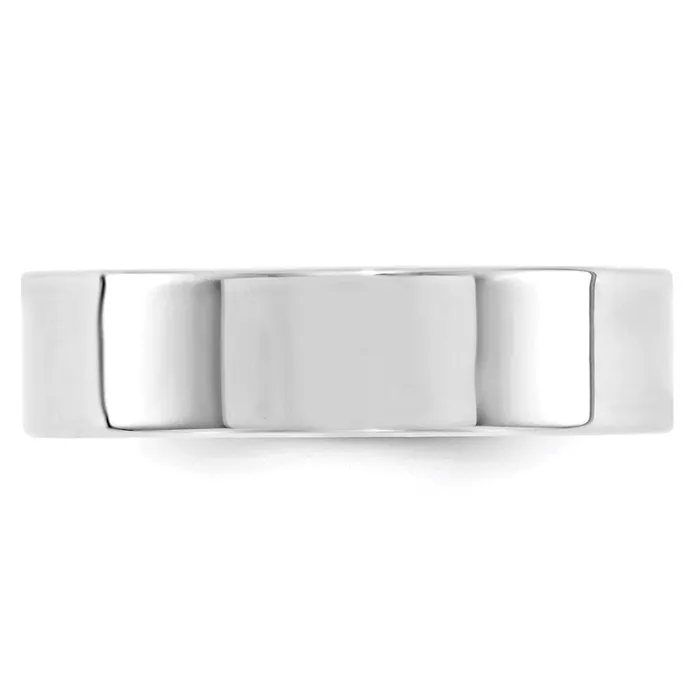 Rings Goldia Solid 10K White Gold 6mm Standard Flat Comfort Fit MensWomens Wedding Band Ring Size 135 Rings Goldia Solid 10K White Gold 6mm Standard Flat Comfort Fit MensWomens Wedding Band Ring Size 135