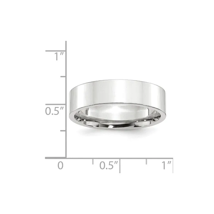Rings Goldia Solid 10K White Gold 6mm Standard Flat Comfort Fit MensWomens Wedding Band Ring Size 135 Rings Goldia Solid 10K White Gold 6mm Standard Flat Comfort Fit MensWomens Wedding Band Ring Size 135