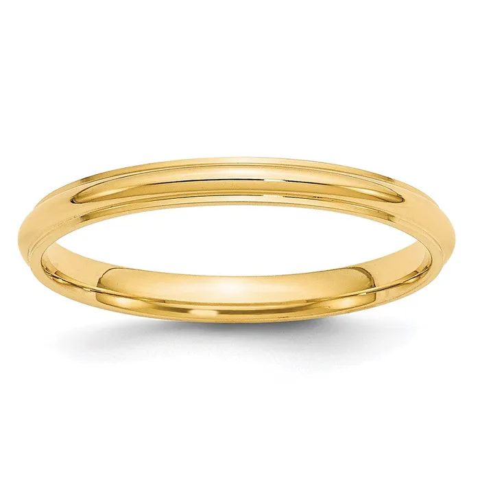 Rings Goldia Solid 10K Yellow Gold 25mm Half Round with Edge MensWomens Wedding Band Ring Size 14 Rings Goldia Solid 10K Yellow Gold 25mm Half Round with Edge MensWomens Wedding Band Ring Size 14