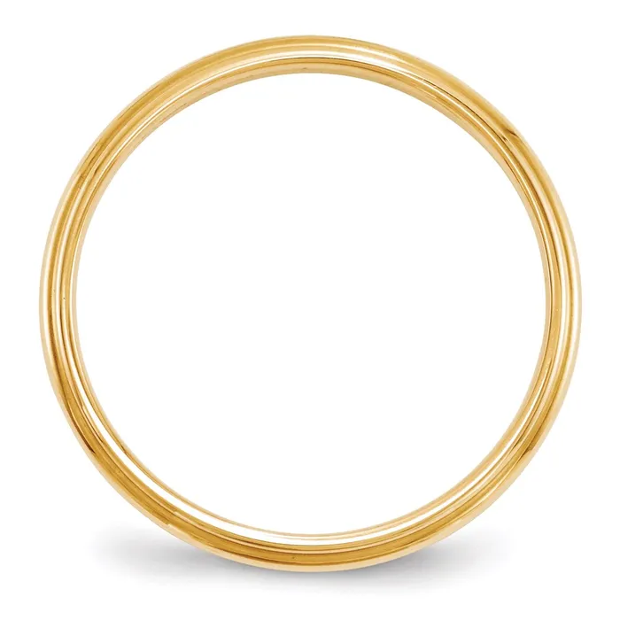 Rings Goldia Solid 10K Yellow Gold 25mm Half Round with Edge MensWomens Wedding Band Ring Size 14 Rings Goldia Solid 10K Yellow Gold 25mm Half Round with Edge MensWomens Wedding Band Ring Size 14