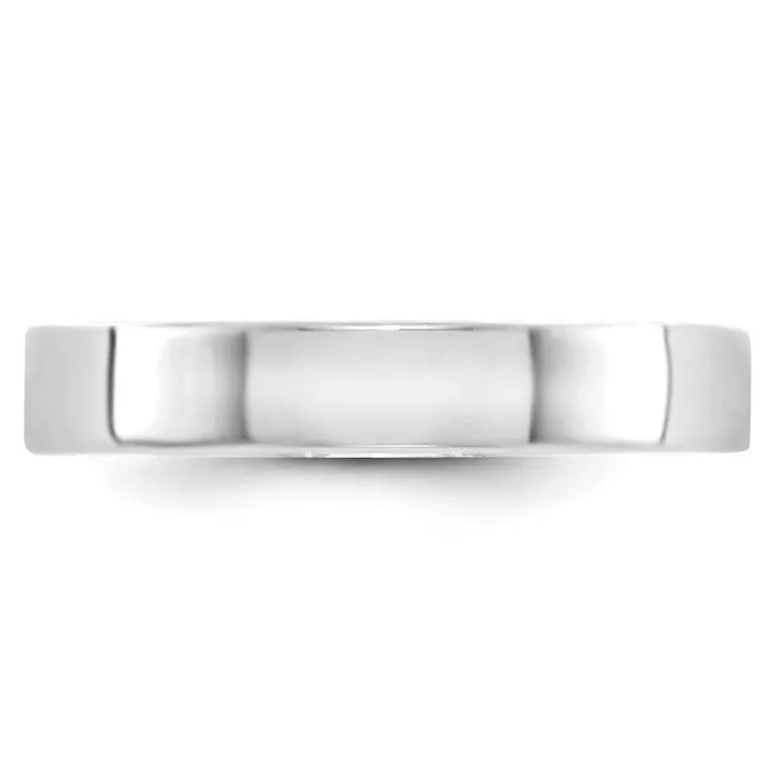 Rings Goldia Solid 14K White Gold 4mm Light Weight Flat MensWomens Wedding Band Ring Size 55 Rings Goldia Solid 14K White Gold 4mm Light Weight Flat MensWomens Wedding Band Ring Size 55