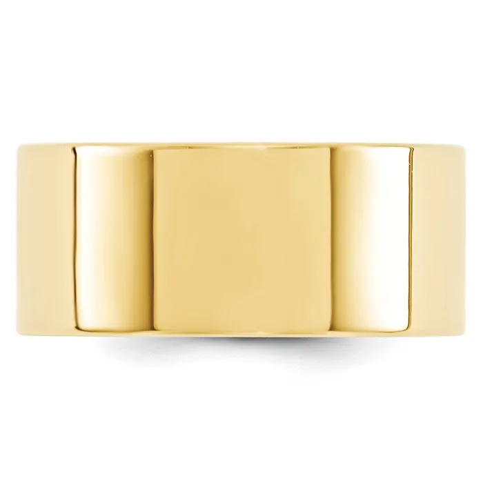 Rings Goldia Solid 14K Yellow Gold 10mm Standard Flat Comfort Fit MensWomens Wedding Band Ring Size 95 Rings Goldia Solid 14K Yellow Gold 10mm Standard Flat Comfort Fit MensWomens Wedding Band Ring Size 95