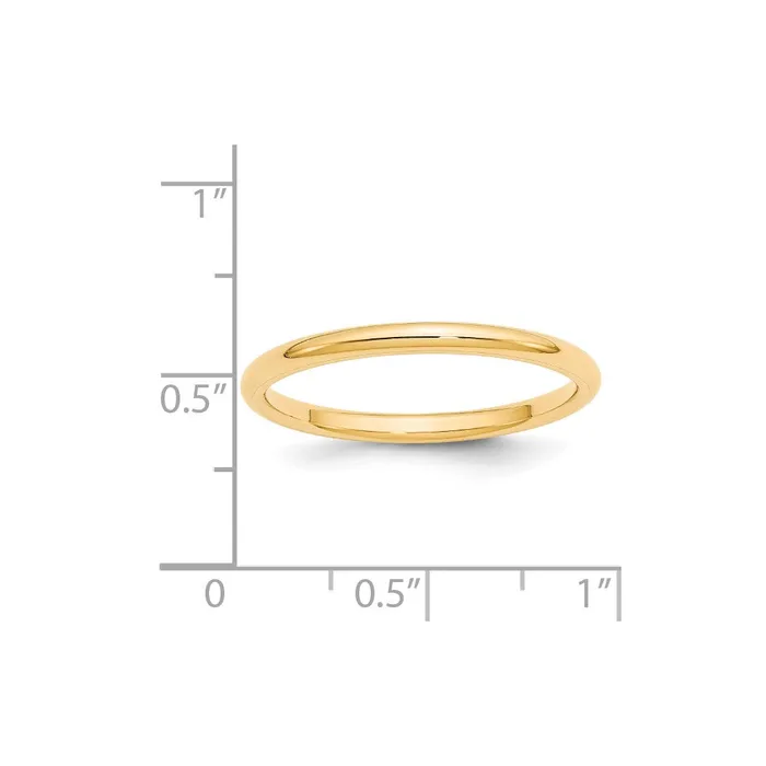 Rings Goldia Solid 14K Yellow Gold 2mm Standard Comfort Fit MensWomens Wedding Band Ring Size 85 Rings Goldia Solid 14K Yellow Gold 2mm Standard Comfort Fit MensWomens Wedding Band Ring Size 85