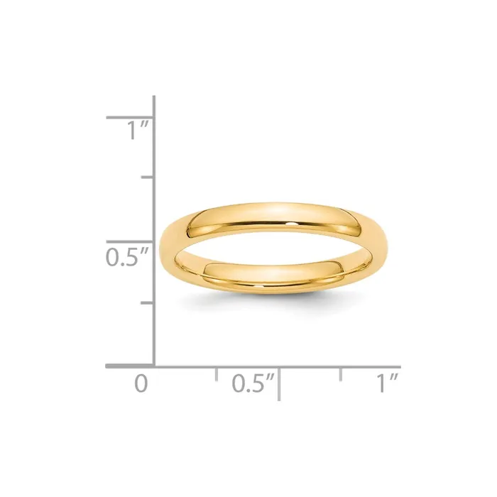 Rings Goldia Solid 14K Yellow Gold 3mm Comfort Fit MensWomens Wedding Band Ring Size 115 Rings Goldia Solid 14K Yellow Gold 3mm Comfort Fit MensWomens Wedding Band Ring Size 115