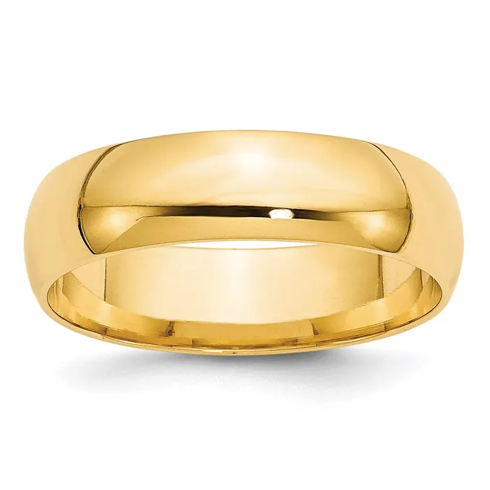 Rings Goldia Solid 14K Yellow Gold 6mm Light Weight Comfort Fit MensWomens Wedding Band Ring Size 4 Rings Goldia Solid 14K Yellow Gold 6mm Light Weight Comfort Fit MensWomens Wedding Band Ring Size 4