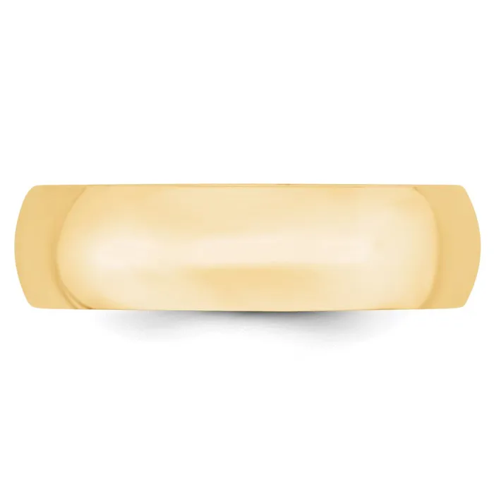 Rings Goldia Solid 14K Yellow Gold 6mm Light Weight Comfort Fit MensWomens Wedding Band Ring Size 4 Rings Goldia Solid 14K Yellow Gold 6mm Light Weight Comfort Fit MensWomens Wedding Band Ring Size 4
